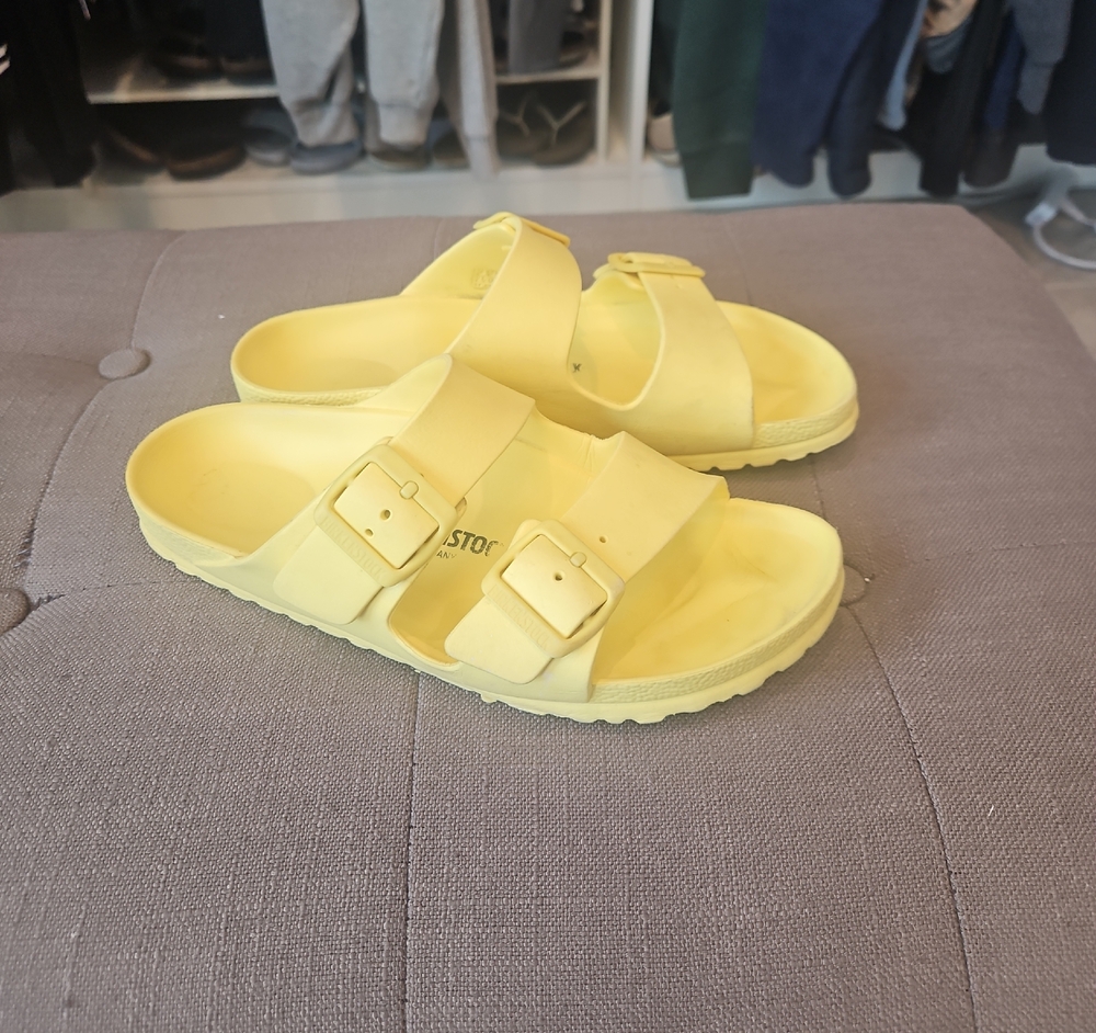 Sunny Yellow Womens Sandals